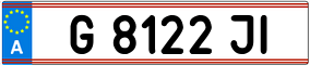 Truck License Plate
